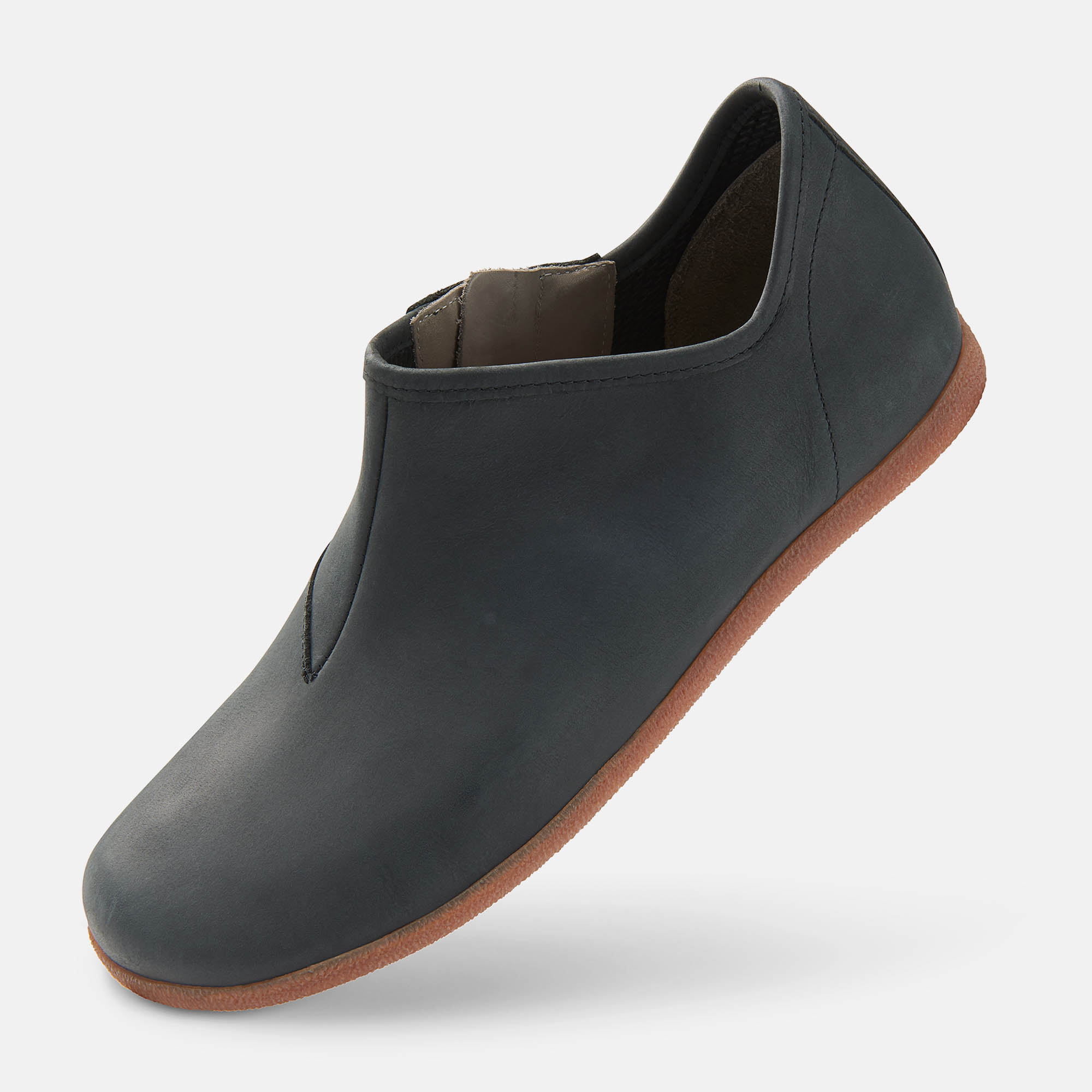 BÄR Schuhe Damenschuhe Freizeitschuhe Lotus anthrazit Rindnappaleder gefettet Produktbild