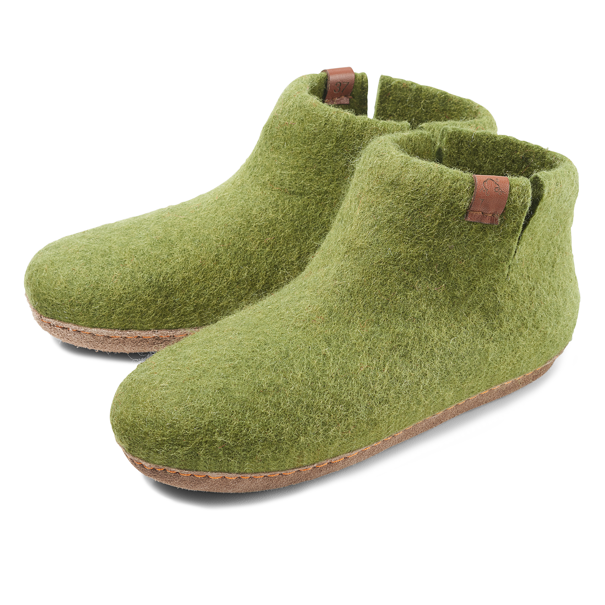 BÄR Schuhe Unisexschuhe Hausschuhe Tofvel avocado Schurwolle Hauptbild