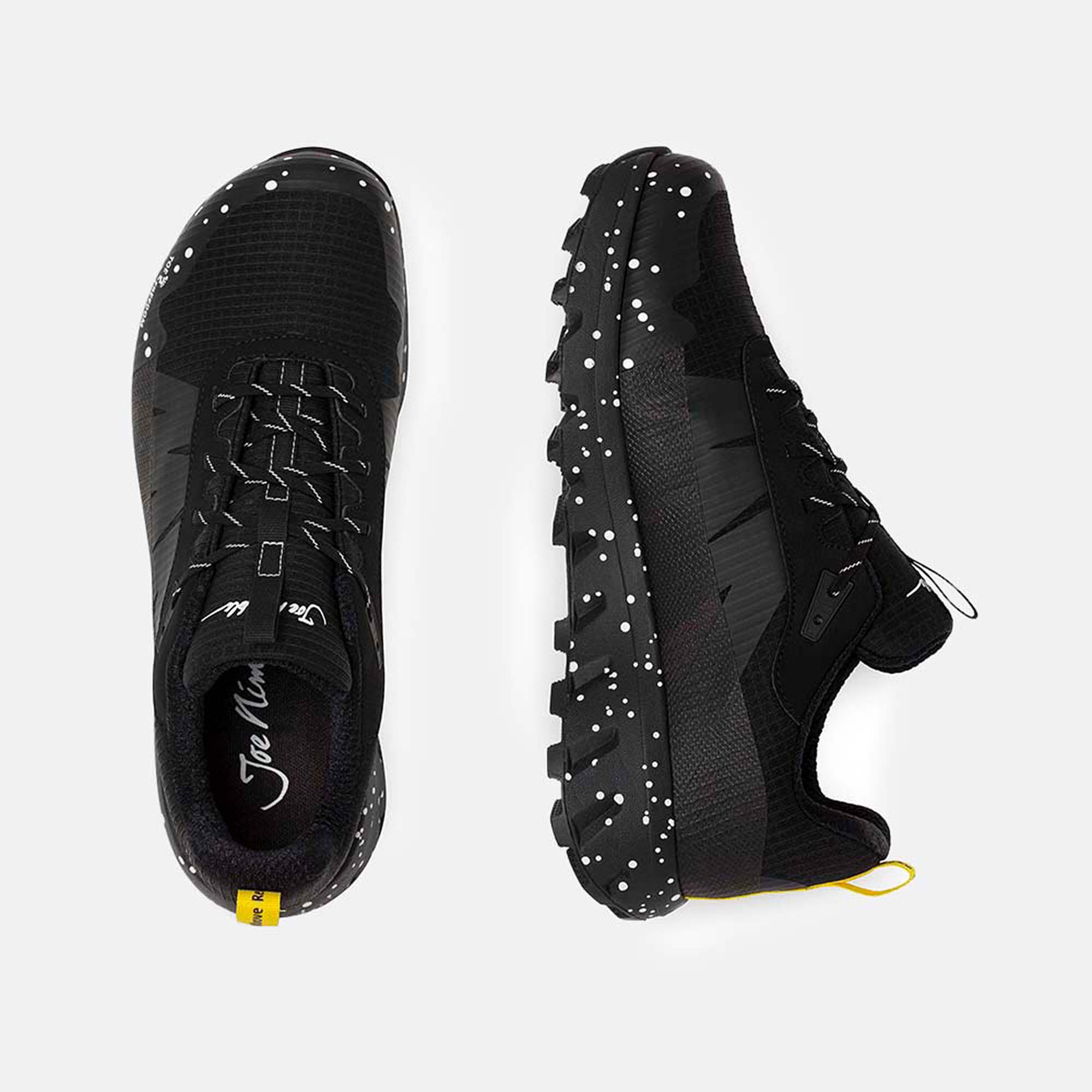 JOENIMBLE Schuhe Damenschuhe Wanderschuhe Explore Addict schwarz Ansicht von oben