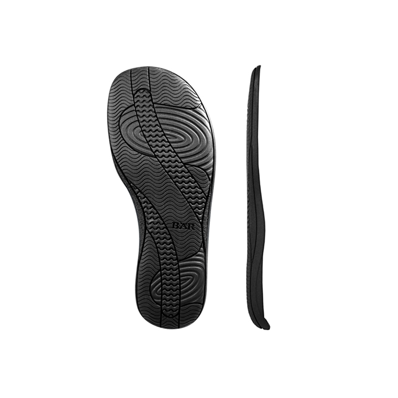 Bild von Ersatz-Sohlen mit rutschfestem Profil und seitlicher Ansicht