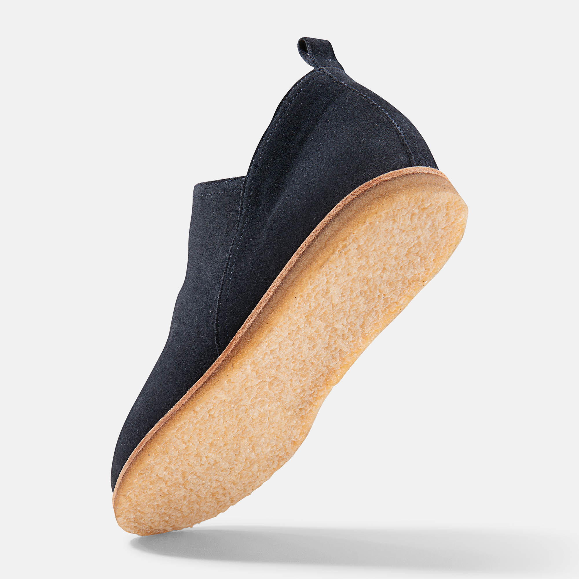 BÄR Schuhe Damenschuhe Freizeitschuhe Mie dunkelblau Kalbveloursleder wasserabweisend Seitenansicht