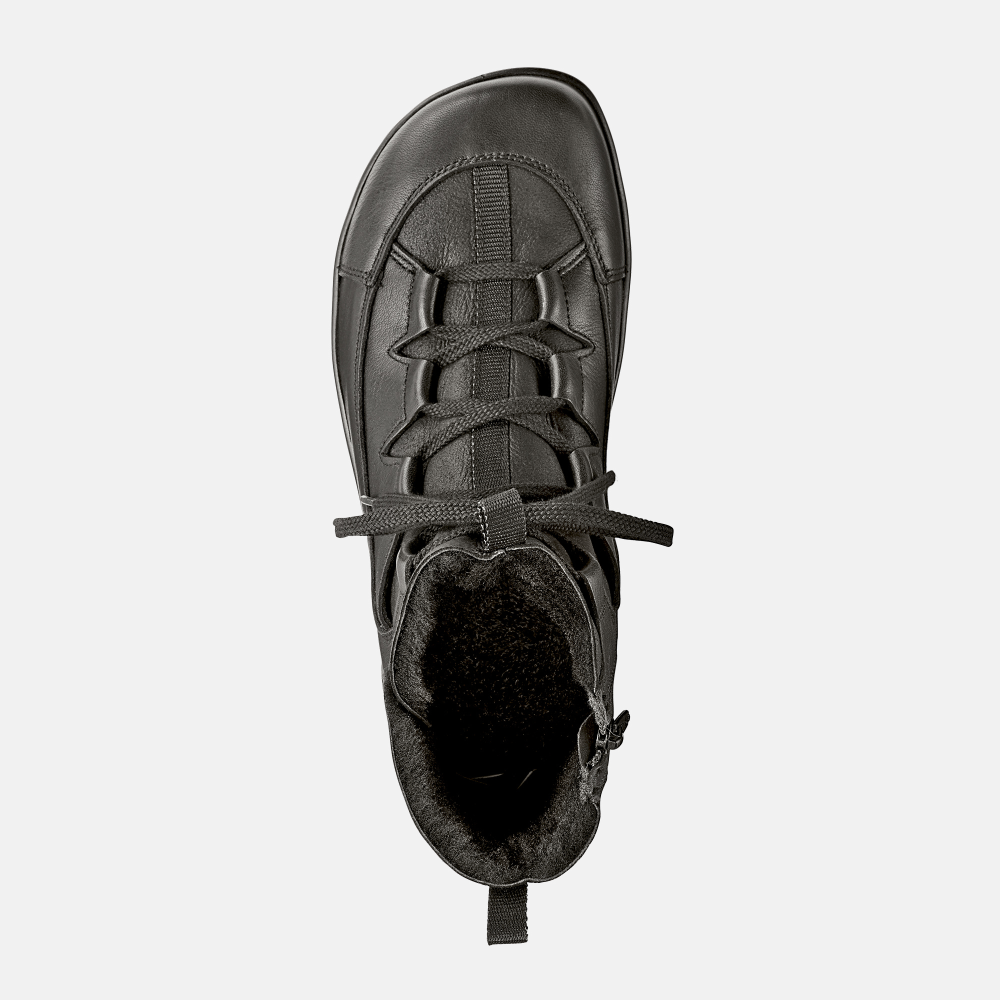 BÄR Schuhe Damenschuhe Freizeitschuhe Paulina schwarz Kalbnappaleder, Doubleface Ansicht von oben