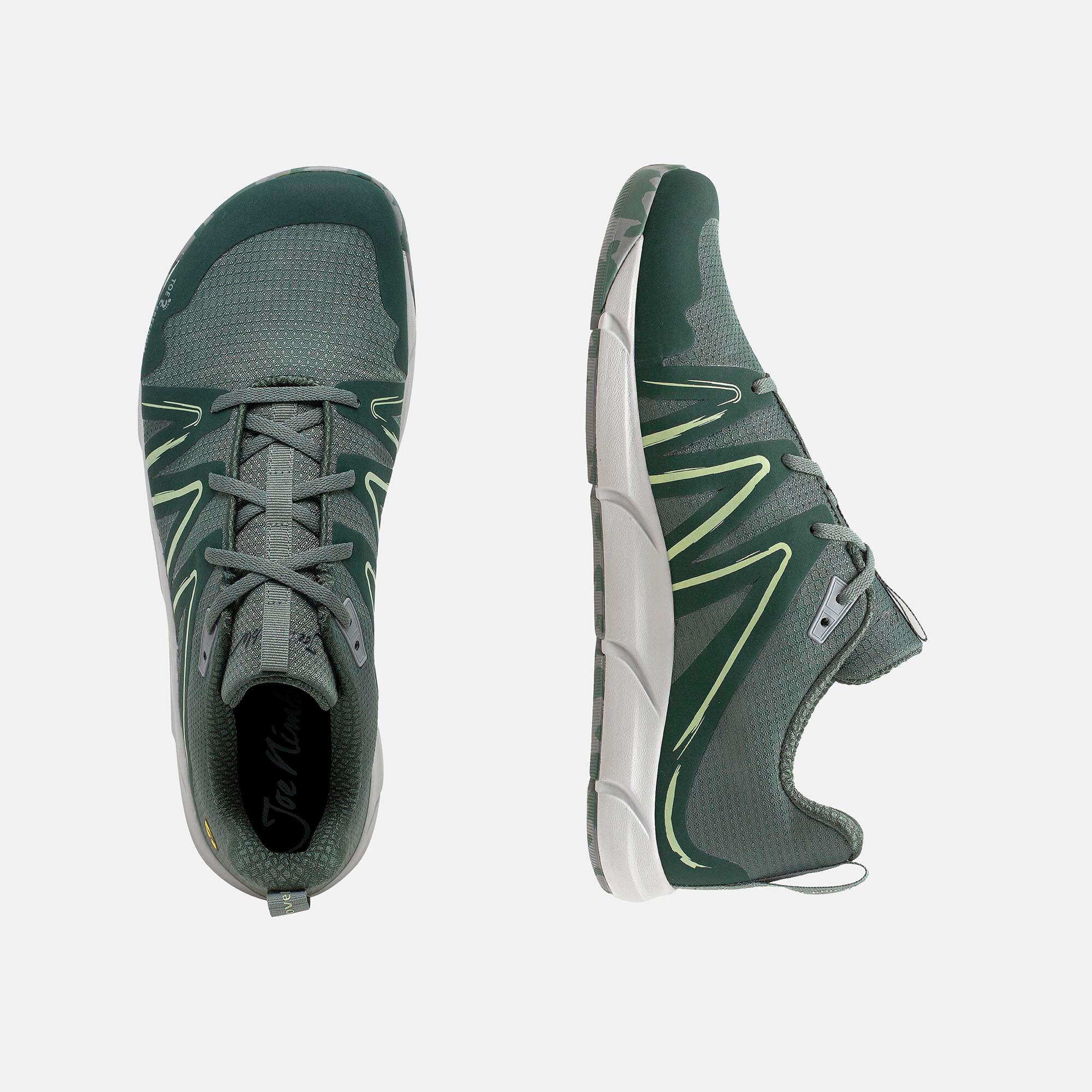 JOENIMBLE Schuhe Damenschuhe Sport Addict WR grün Texil wasserabweisend Ansicht von oben