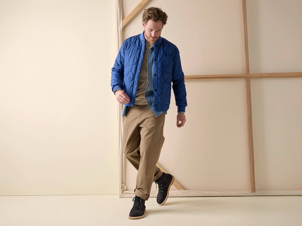 BÄR Schuhe Herrenschuhe Freizeitschuhe Roger dunkelblau Rindnubukleder wasserabweisend Emotionsbild