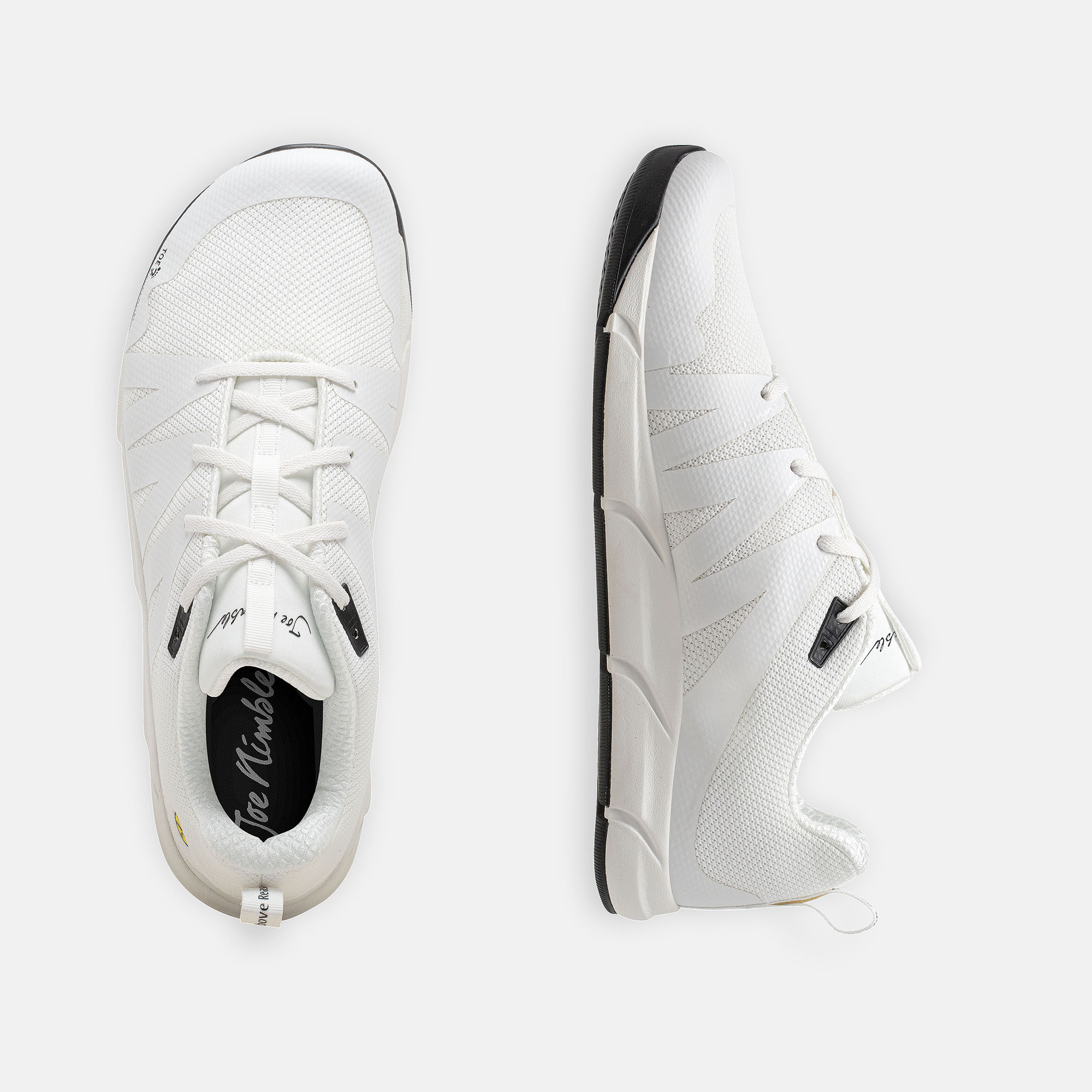 JOENIMBLE Schuhe Damenschuhe Sport Addict weiss Textil Ansicht von oben