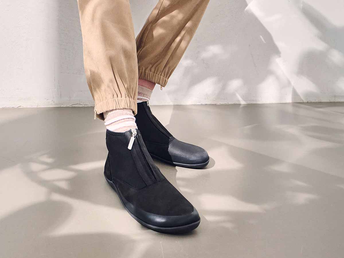 BÄR Schuhe Damenschuhe Freizeitschuhe Willow schwarz Kalbnubukleder, Neopren Emotionsbild