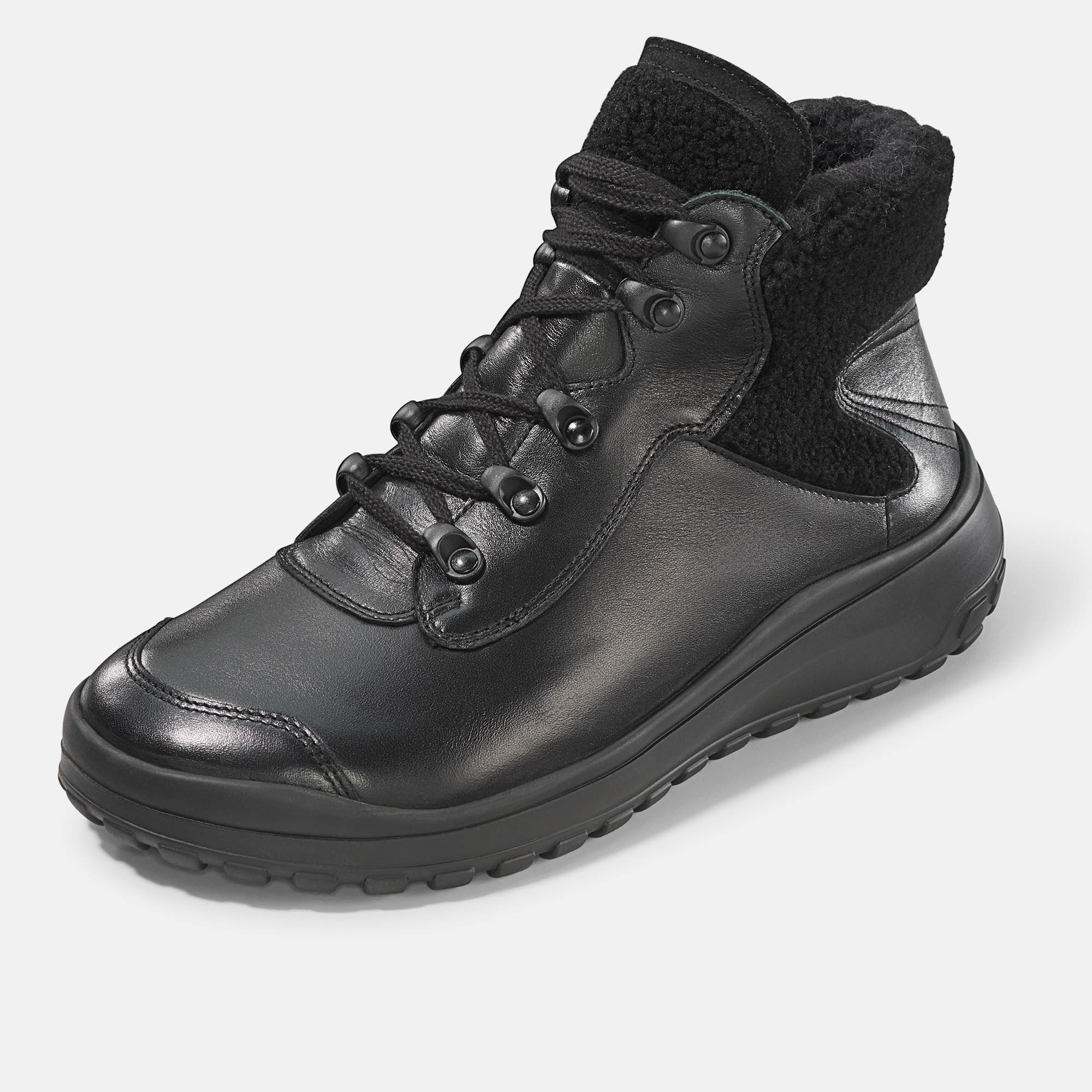 BÄR Schuhe Damenschuhe Freizeitschuhe Amal schwarz Rindnappaleder, Textil Produktbild