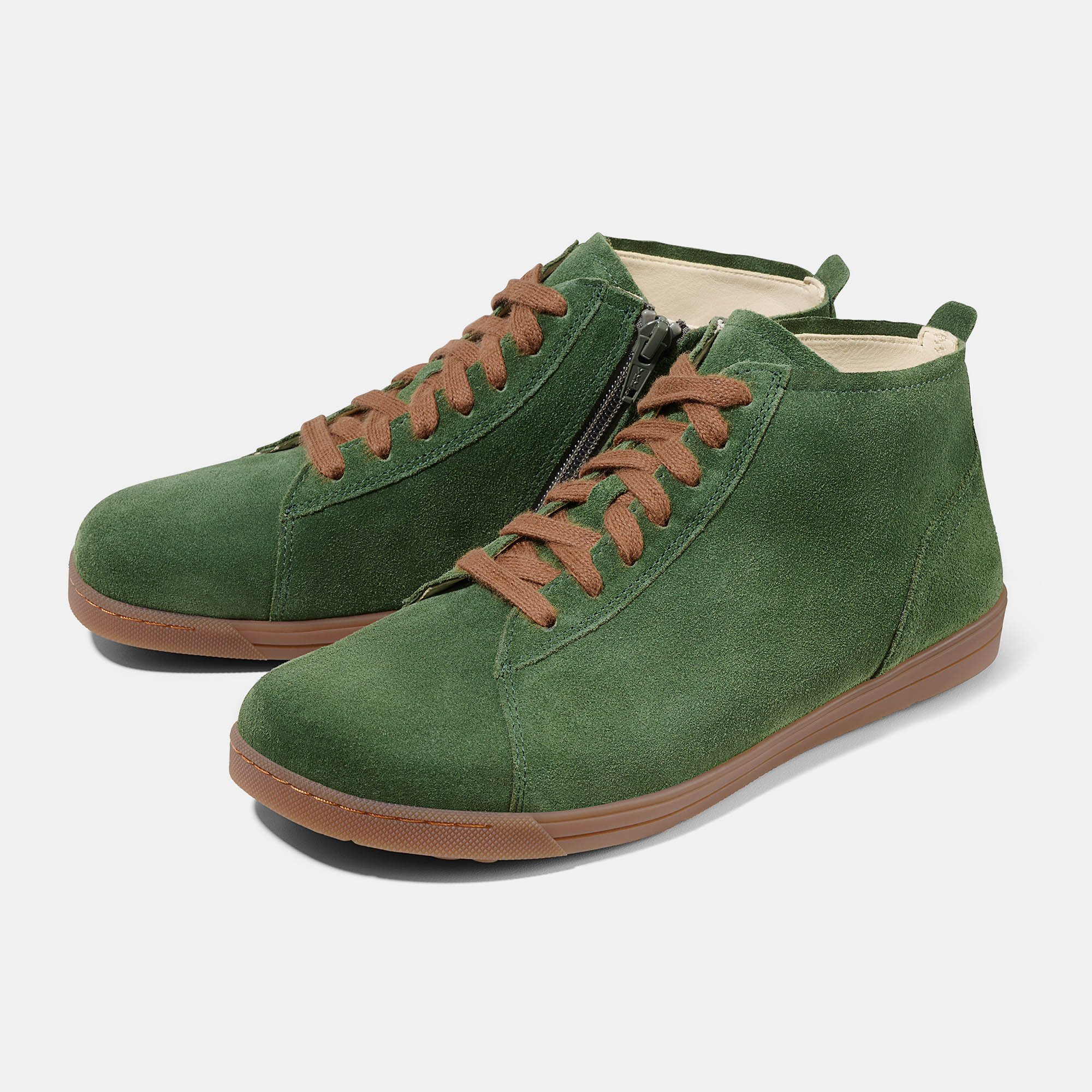 BÄR Schuhe Damenschuhe Freizeitschuhe Anne grün Kalbveloursleder wasserabweisend Hauptbild