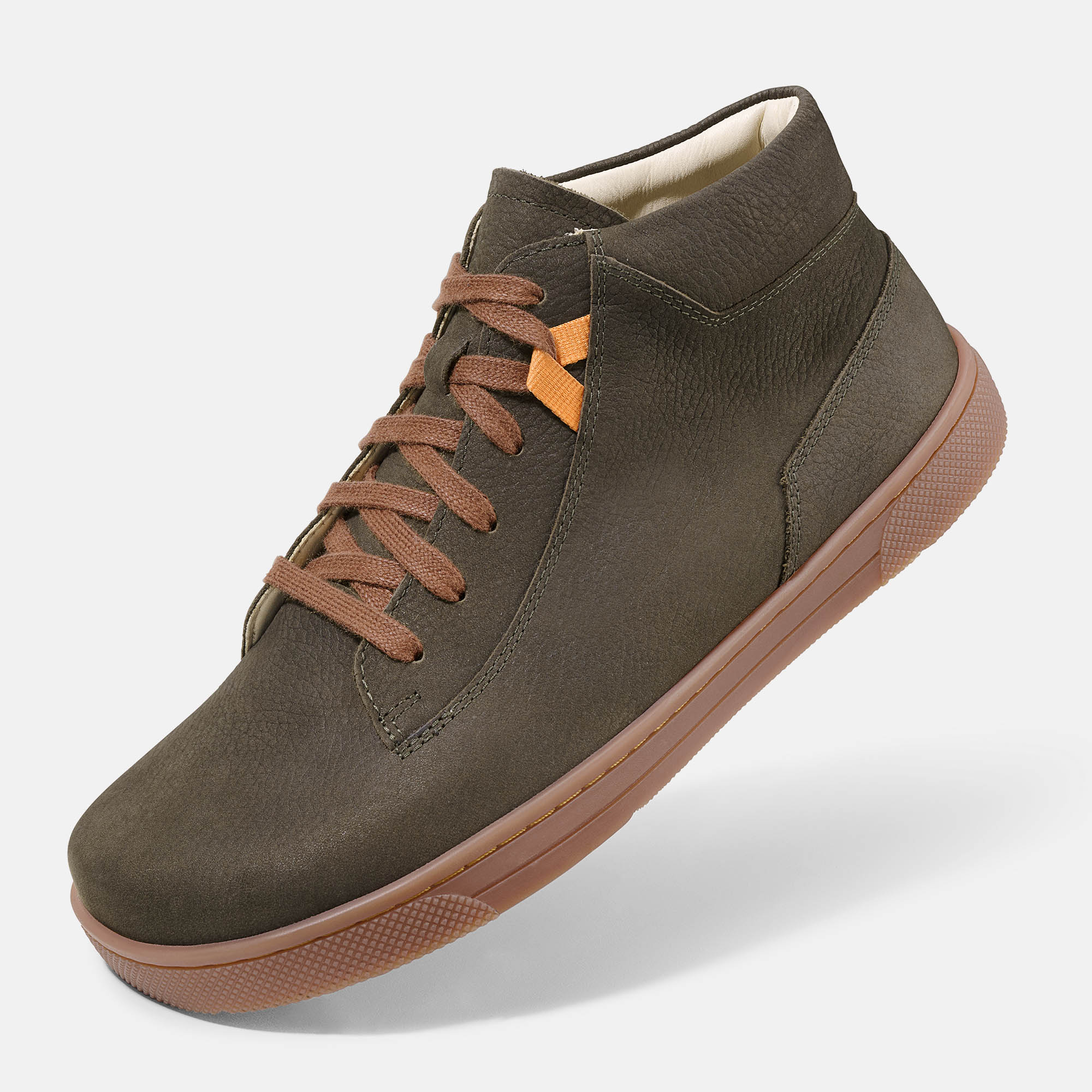 BÄR Schuhe Herrenschuhe Freizeitschuhe Nate khaki Rindnubukleder wasserabweisend Produktbild