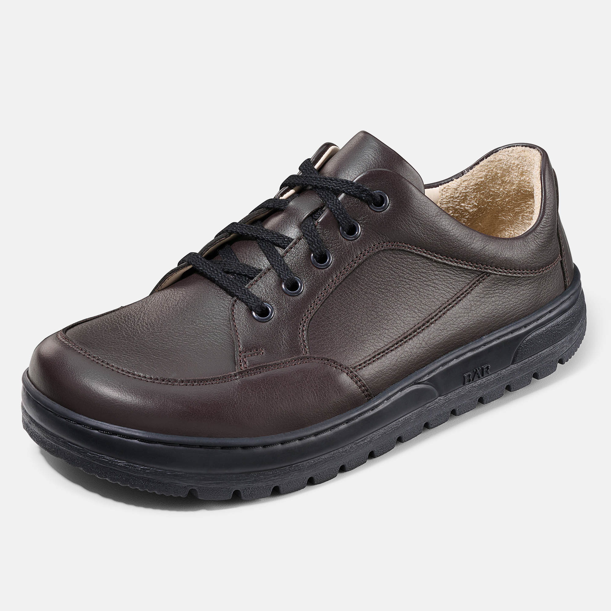 BÄR Schuhe Herrenschuhe Freizeitschuhe Tobago dunkelbraun Yakleder Produktbild