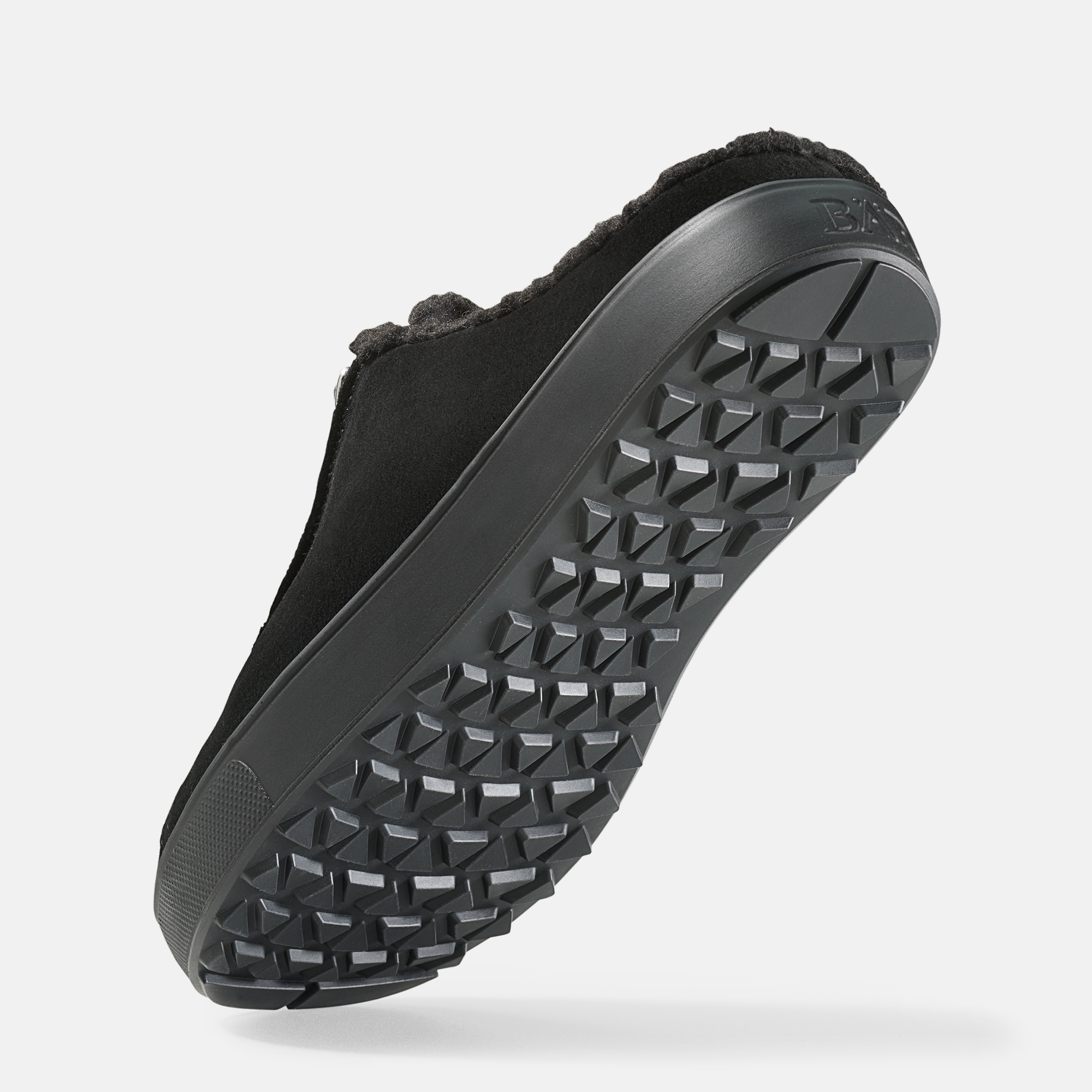 BÄR Schuhe Damenschuhe Freizeitschuhe Ellen-Cozy schwarz Kalbveloursleder wasserabweisend Seitenansicht