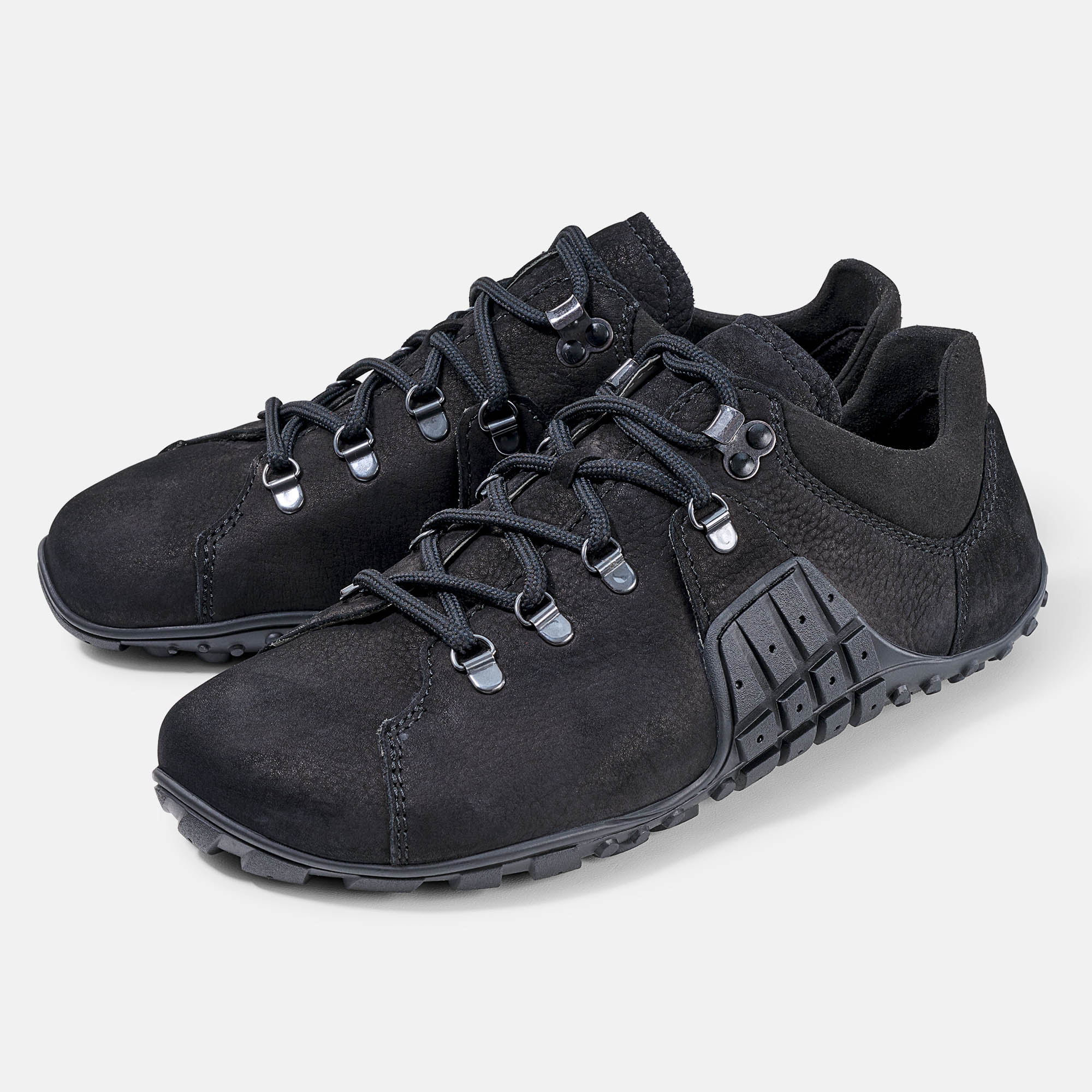 BÄR Schuhe Unisexschuhe Wanderschuhe Track Barefoot schwarz Rindnubukleder Hauptbild