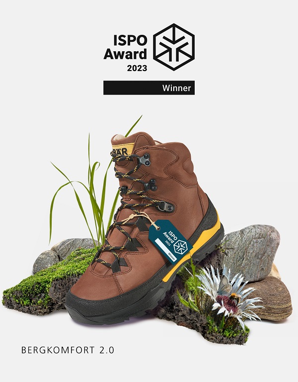 BÄR Schuhe Herrenschuhe Wanderstiefel Bergkomfort Wanderstiefel 2.0 dunkelgrau terracare® Rindnubuk wasserabweisend Emotionsbild