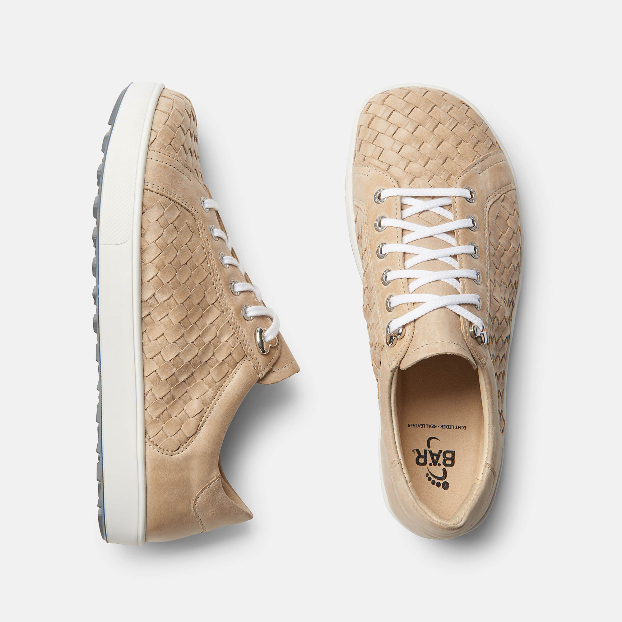 BÄR Schuhe Damenschuhe Freizeitschuhe Kaya 2.0 sand Rindnappaleder gewachst Ansicht von oben