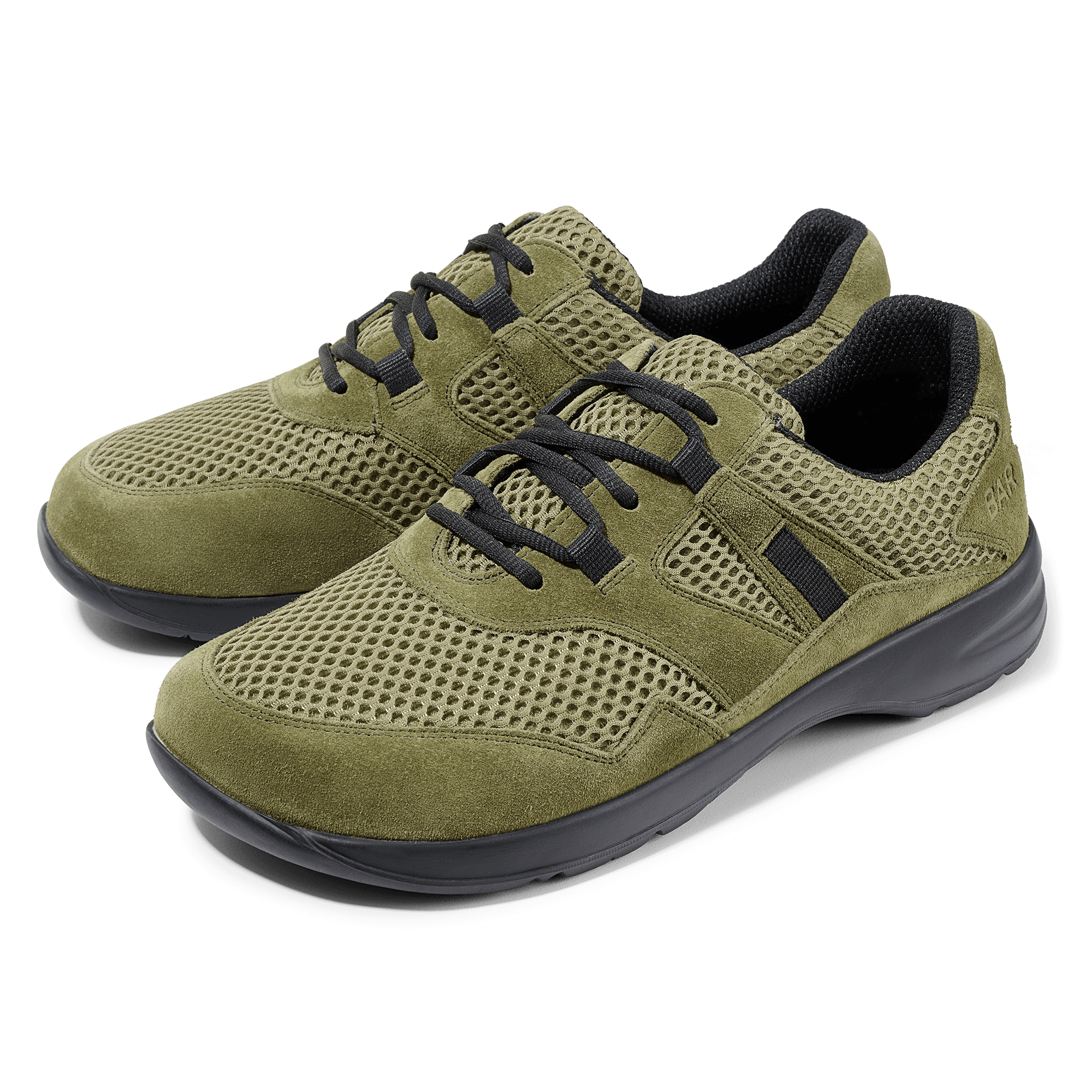 BÄR Schuhe Unisexschuhe Laufschuhe Easyrun oliv Rindveloursleder, Textil Hauptbild