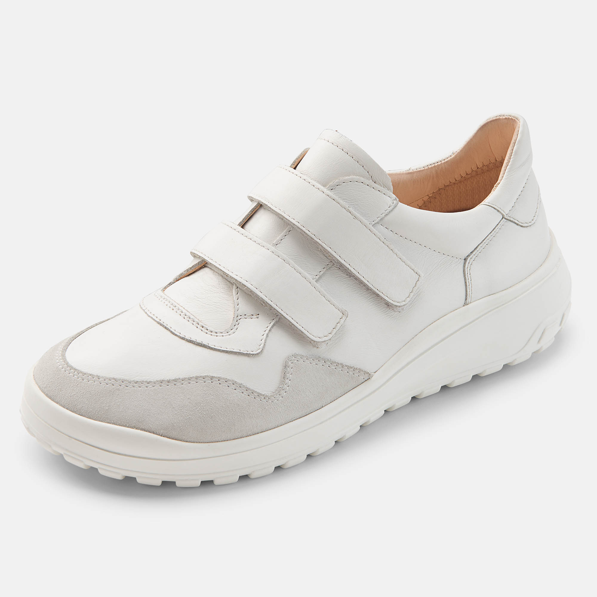 BÄR Schuhe Herrenschuhe Freizeitschuhe Jori weiß Rindnappaleder, Rindveloursleder Produktbild